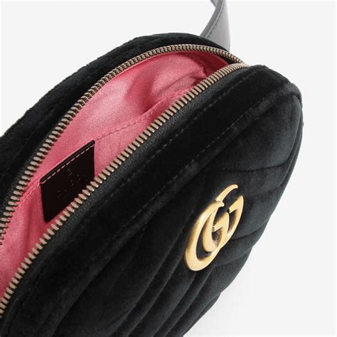 gucci tasche velvet|Gucci marmont belt bag velvet.